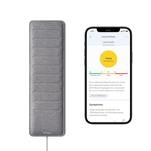 Withings Sleep Analyzer – dünne Matte unter der Matratze für Schlafphasen-Analyse