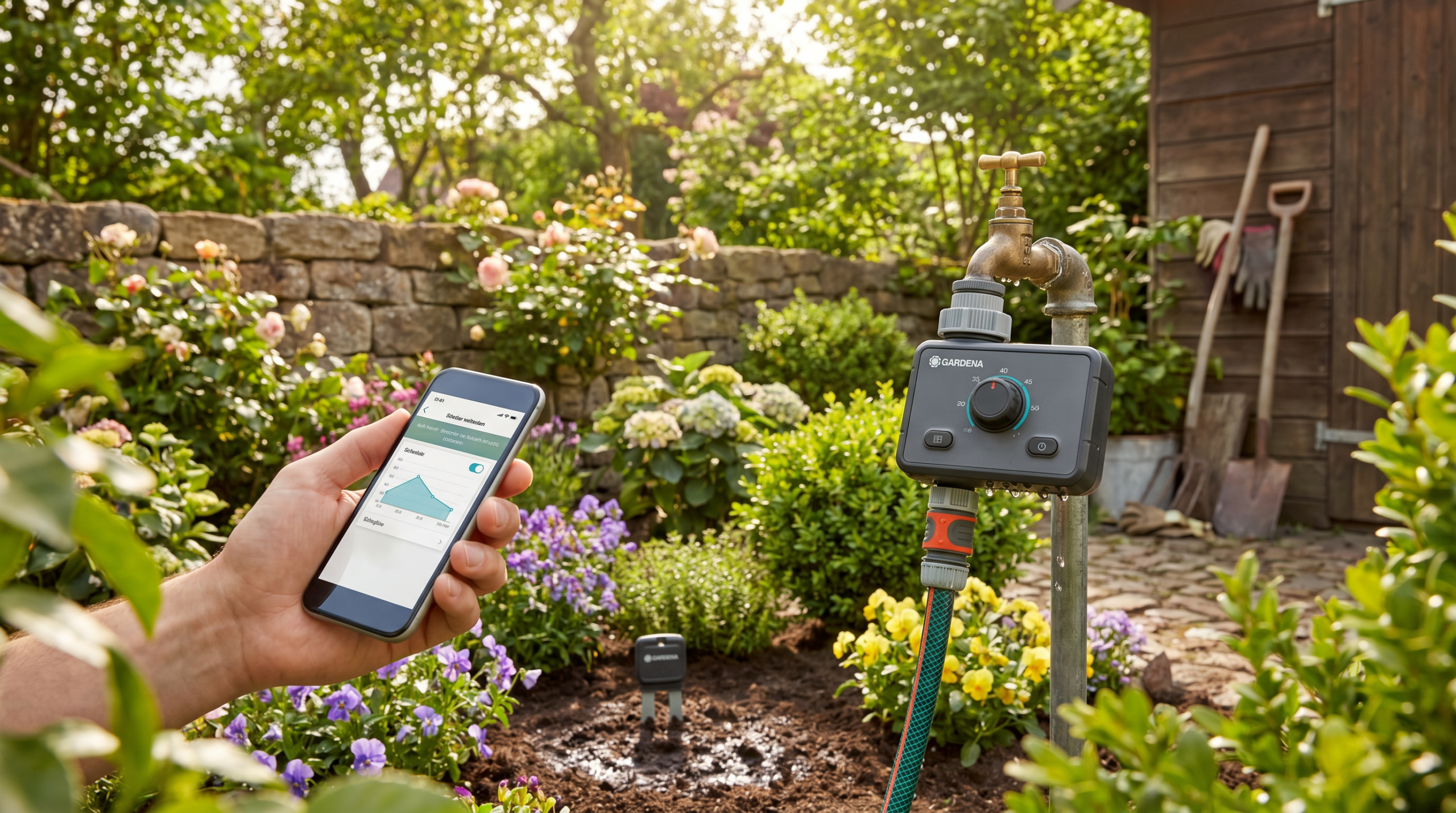 Smart Home Gartenbewässerung automatisch – Shelly Sonoff Home Assistant