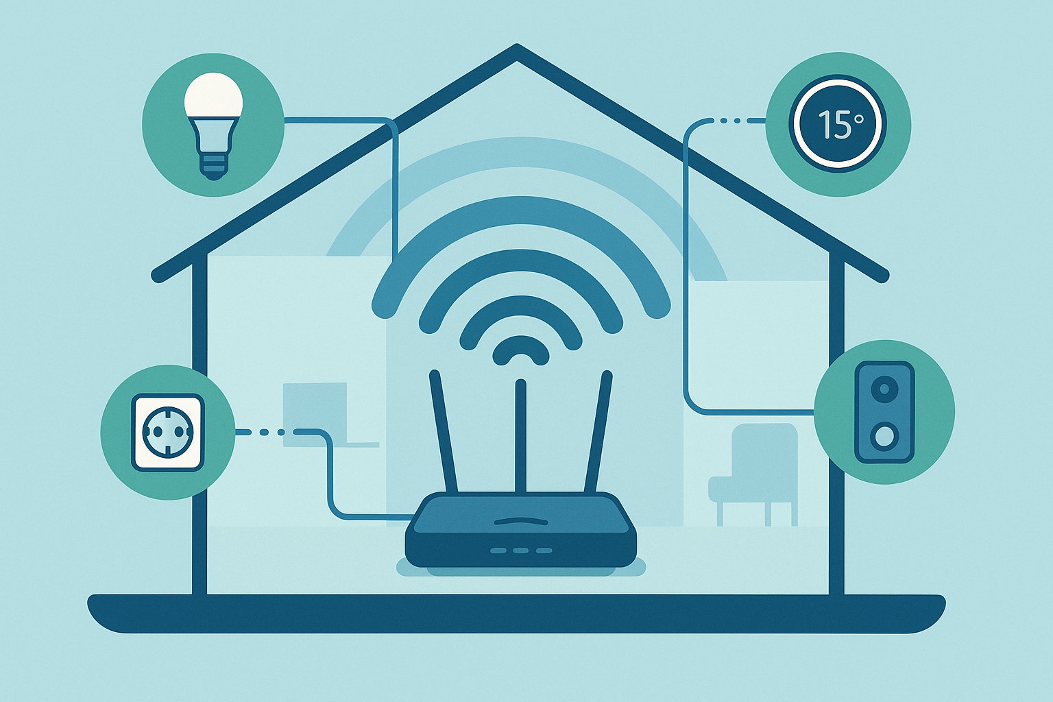 WLAN-Netzwerk für Smart Home – Router verbindet alle smarten Geräte