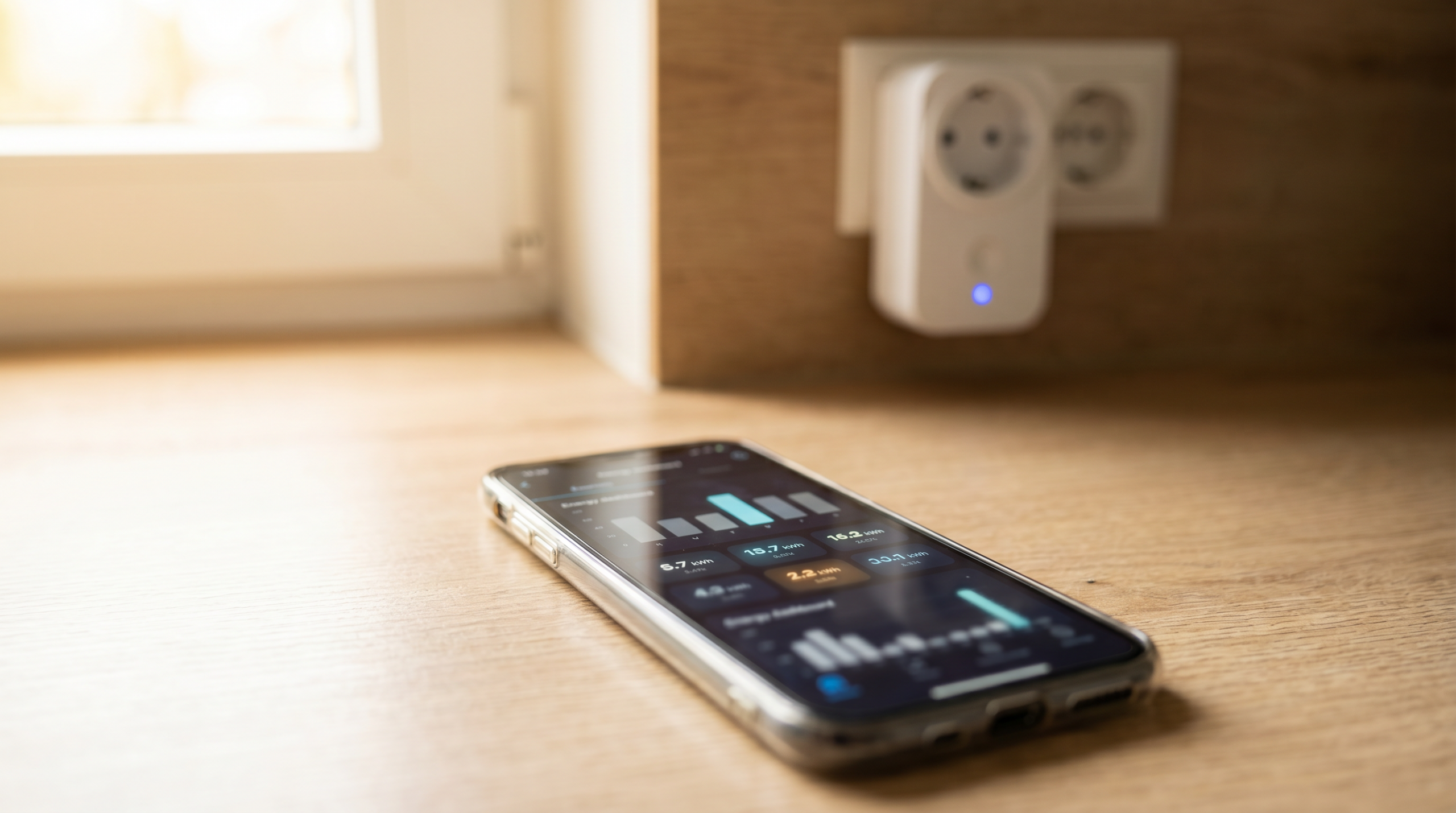 Stromverbrauch messen Smart Home – smarte Steckdosen mit Energiemessung in der Küche