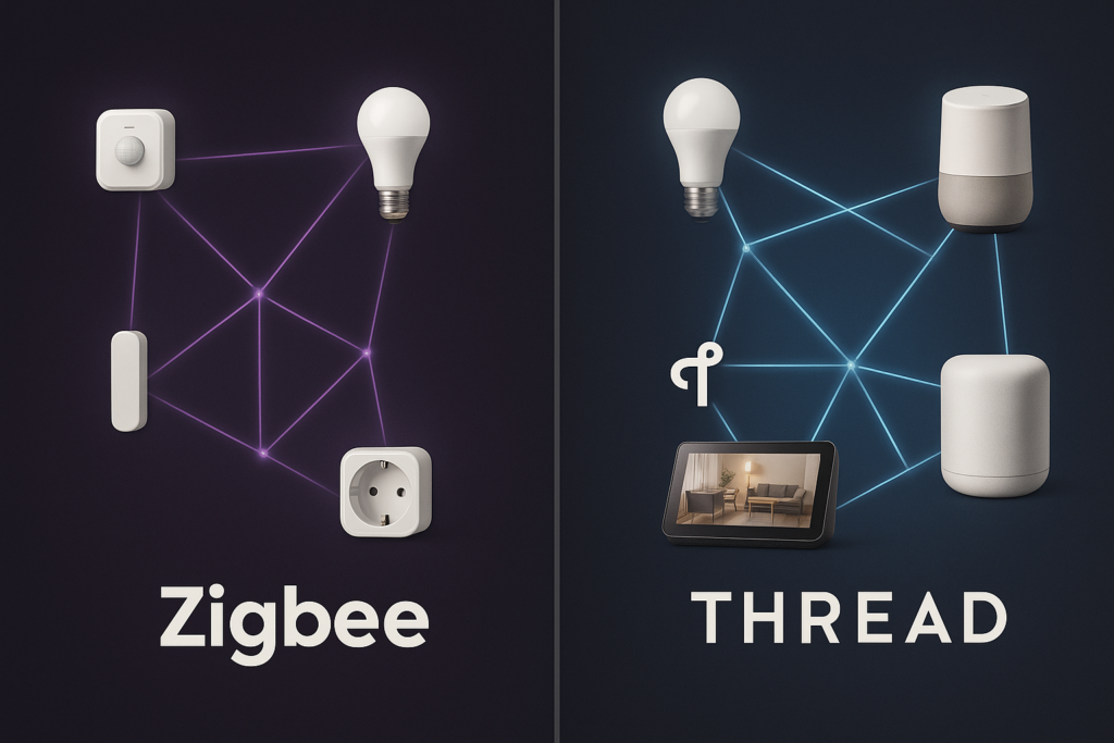 Zigbee vs Thread Smart Home Protokoll Vergleich 2026