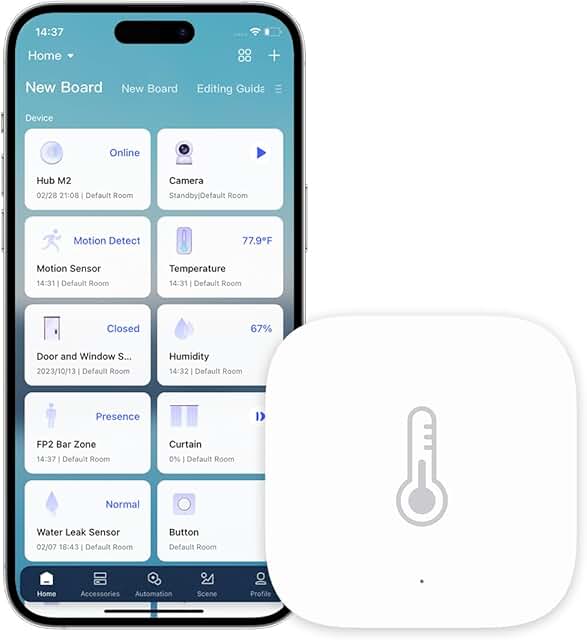 Aqara Climate Sensor W100 – Temperatur und Feuchtigkeitssensor für Smart Home Garten