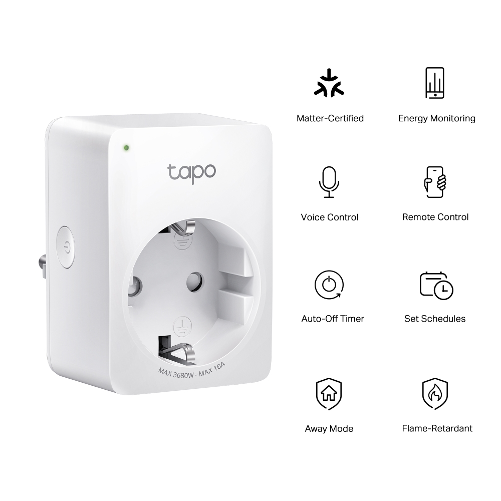 TP-Link Tapo P110M Matter smarte Steckdose