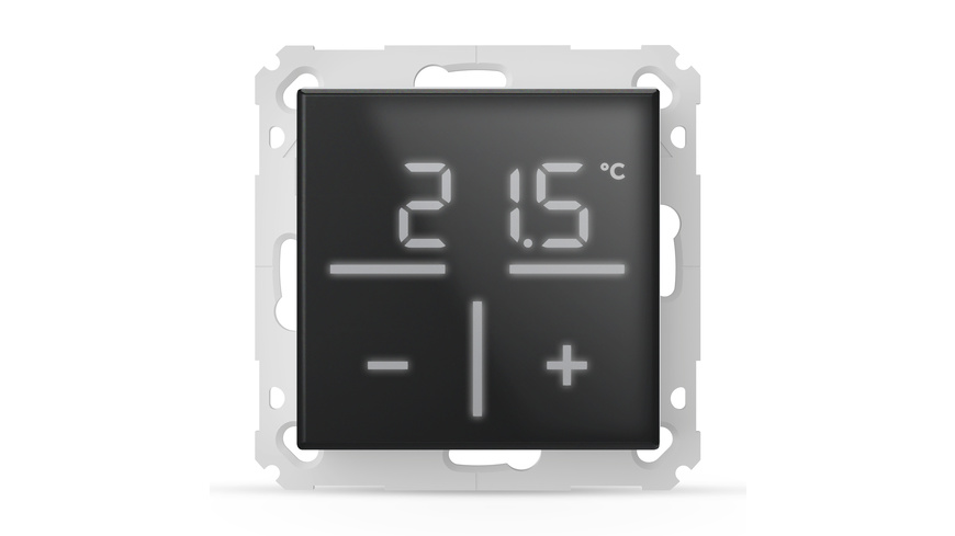 Homematic IP Glas-Wandthermostat mit CO2-Sensor - Weiß