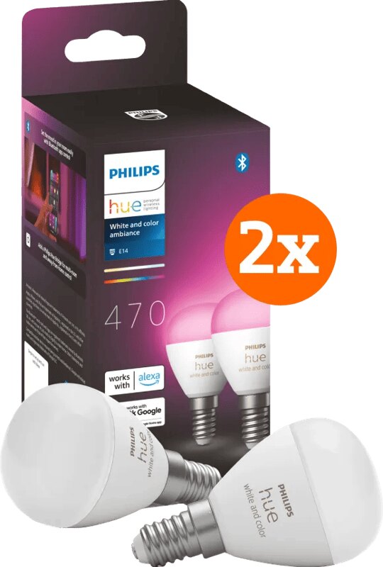 Philips Hue White & Color/RGB E14 Luster