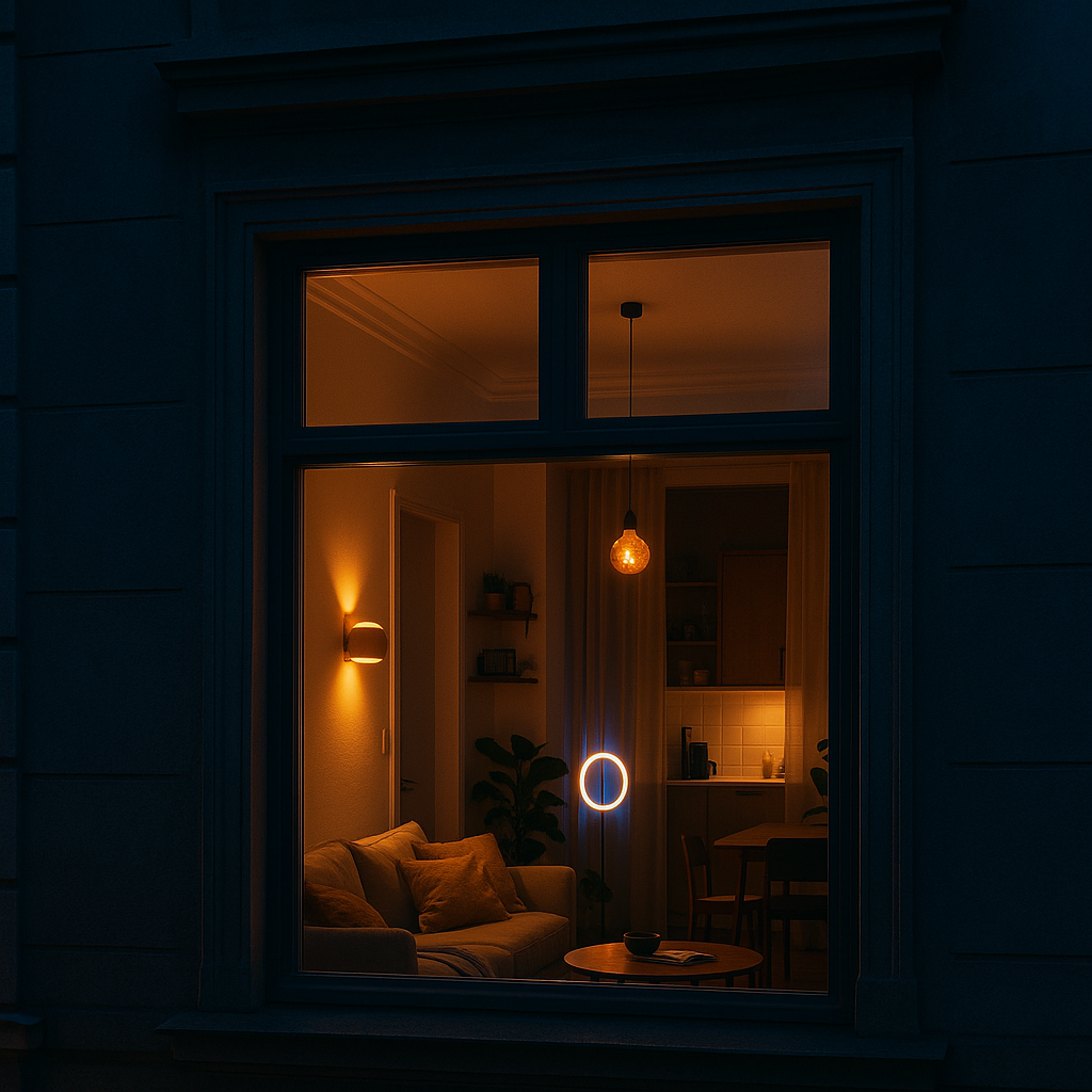 Smart Home Anwesenheitssimulation Lichter Urlaub Einbrecher abschrecken