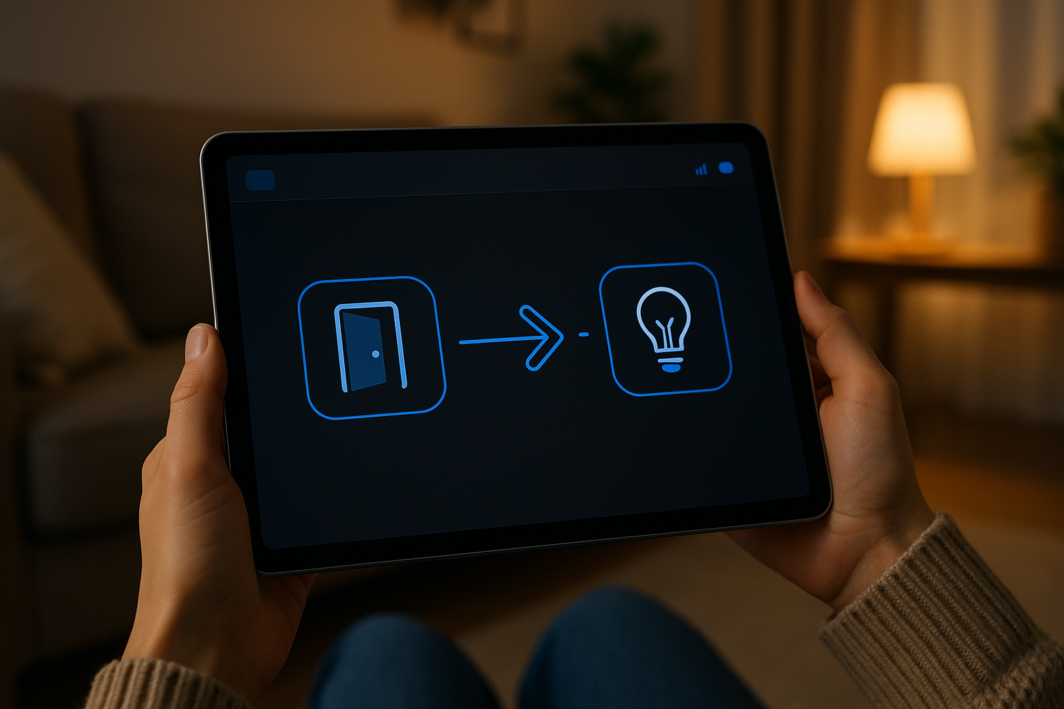 Smart Home Automatisierung in Home Assistant – Zigbee-Gerät steuert Licht