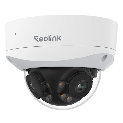 Reolink Duo Series P757 IP Überwachungskamera 16MP (4608x1728), PoE, IP67-Wetterschutz, Nachtsicht in Farbe, Zwei-Objektiv-System, 180° Panorama-Blick