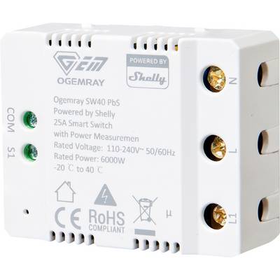 Shelly Smart relay 25A - Unterstützt von