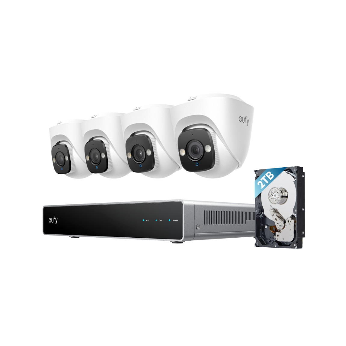eufy PoE NVR Security System E41 - Kamera-Überwachungssystem - Weiß