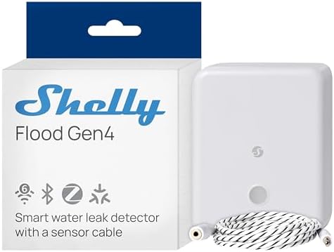 Shelly Flood Gen4 (mit Leck-Sensorkabel)
