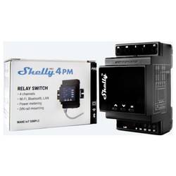 Shelly Pro 4PM Shelly Hutschienenrelais Bluetooth, Wi-Fi