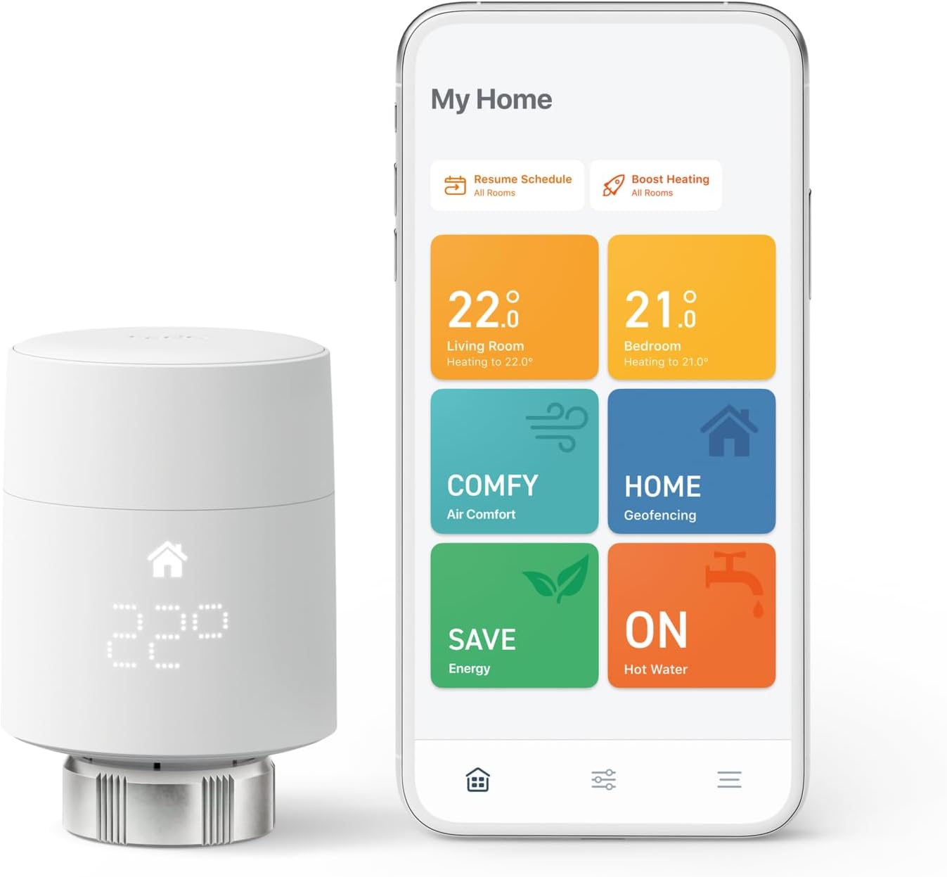 tado° smartes Heizkörperthermostat, Wifi Starter Kit V3+