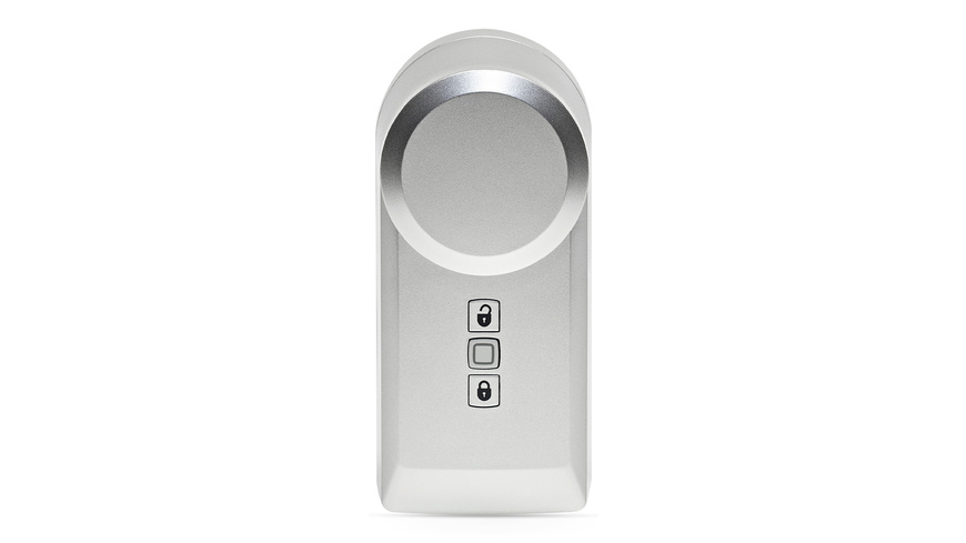 Homematic IP Smart Home Türschlossantrieb, silber, HmIP-DLD-S