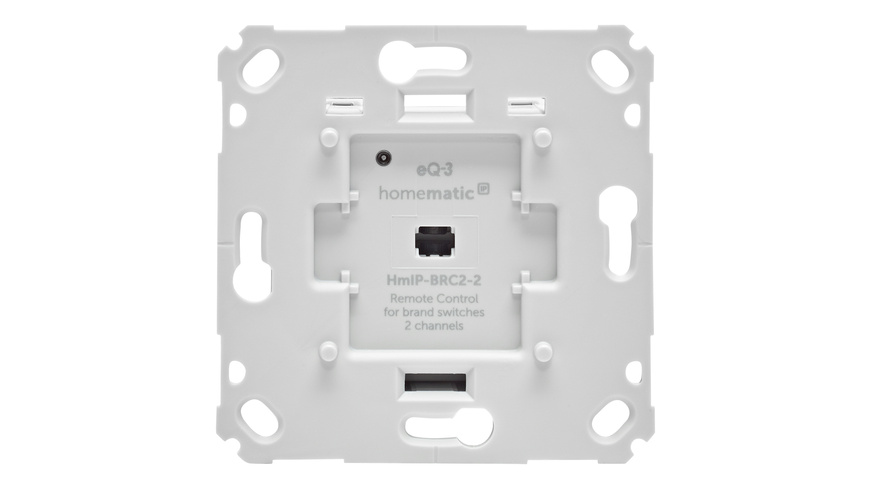 Homematic IP Wandtaster Homematic IP Funk Wandtaster für Markenschalter – 2-fach, 230 V