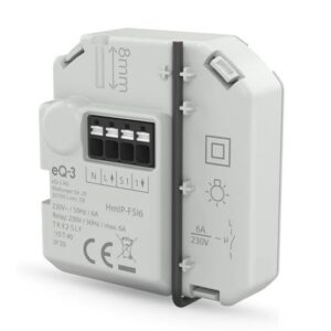Homematic IP Smart Home Schaltaktor mit Tastereingang (6A) – Unterputz, HmIP-FSI6