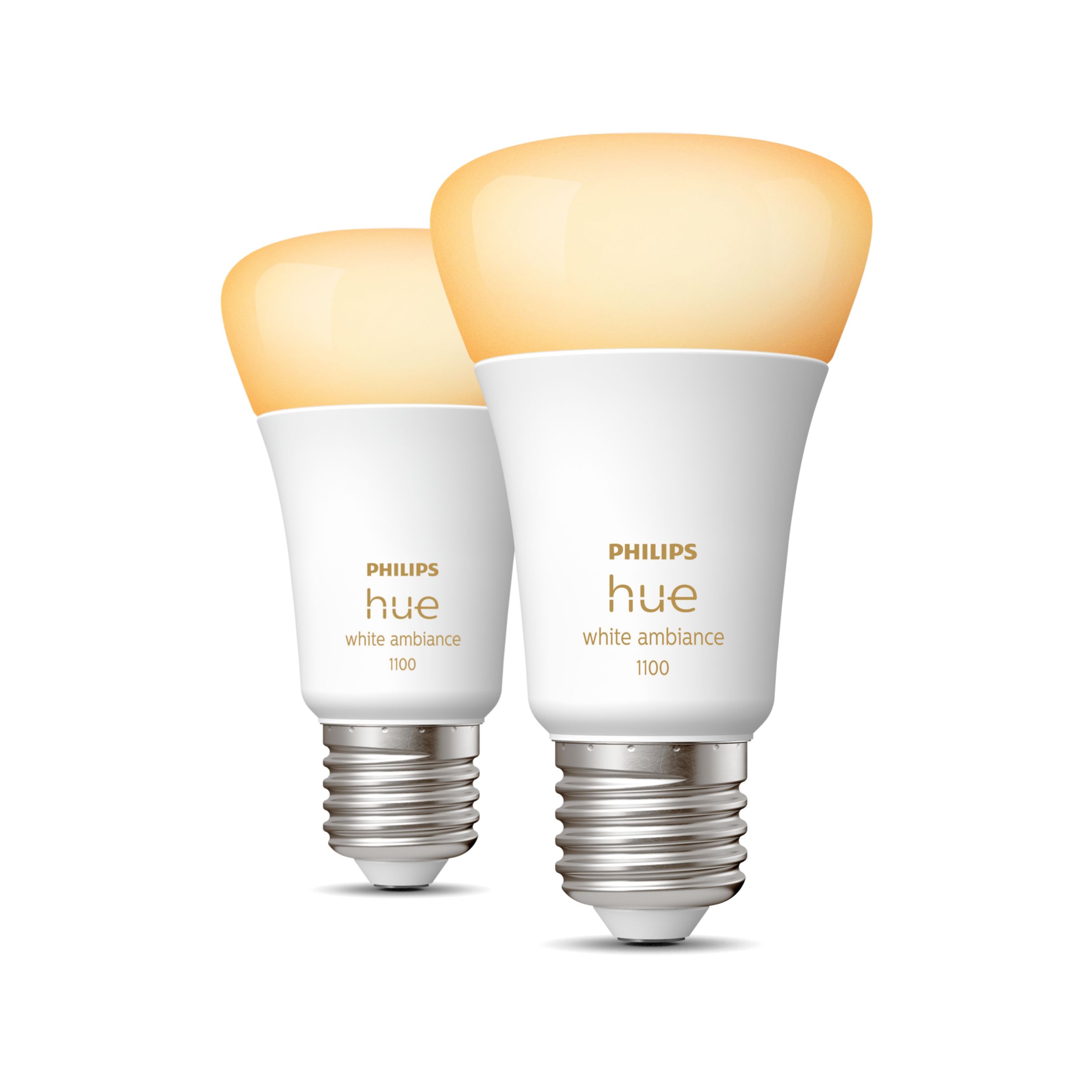 Hue White Ambiance A60 E27 1100, 2er-Pack
